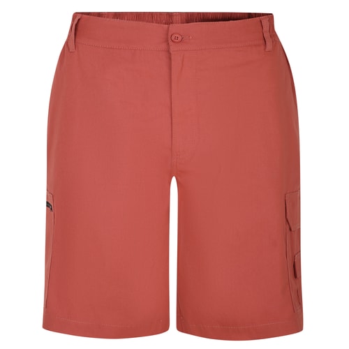 Bigdude Light Weight Elasticated Waist Cargo Shorts Brick